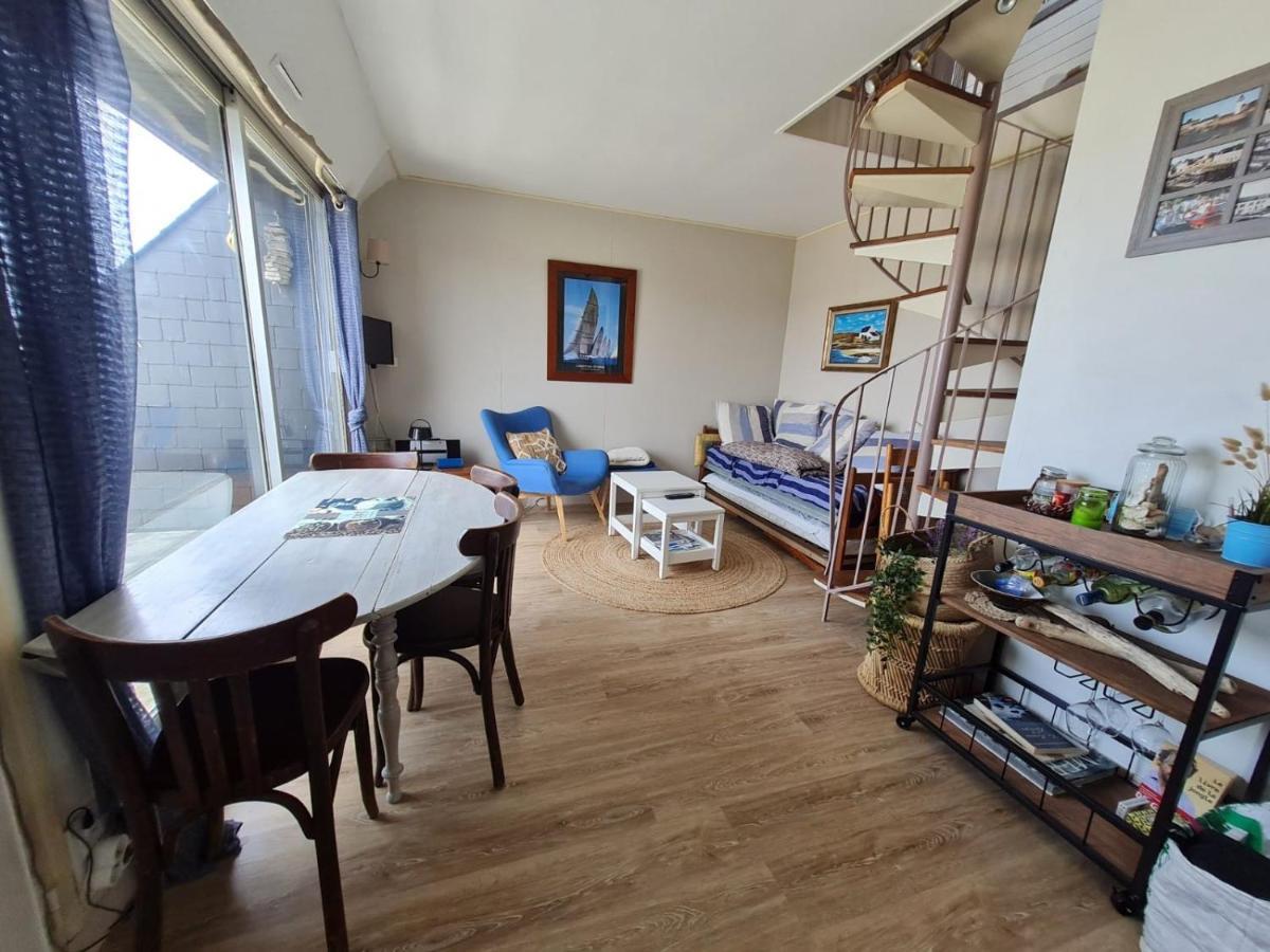 Duplex Face A La Mer - Le Studio D'Adal Quiberon Buitenkant foto